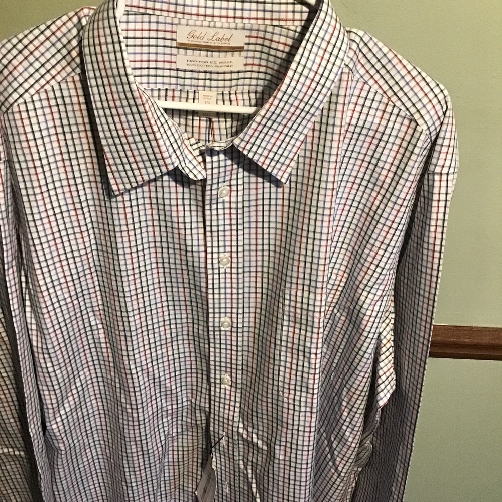 Men’s big and tall long sleeve shirt